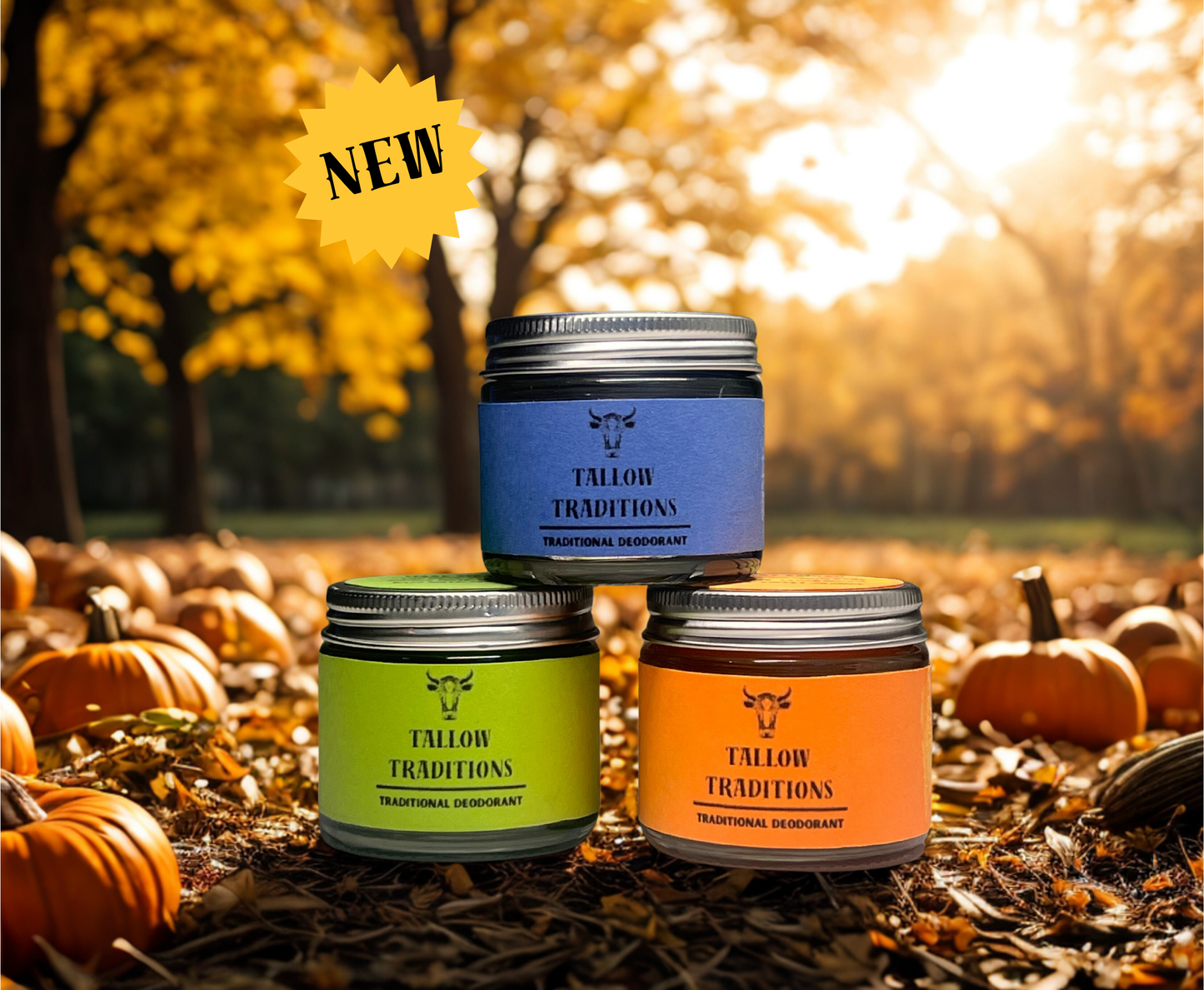 Tallow Deodorant: Combo Pack
