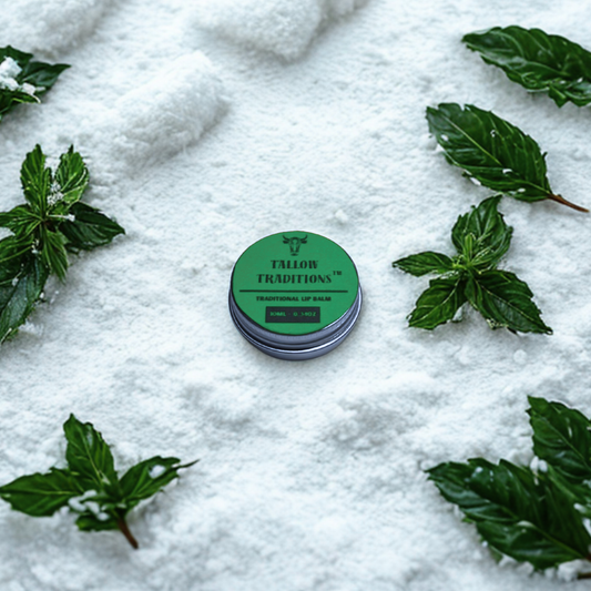 Tallow & Honey Lip Balm: Peppermint