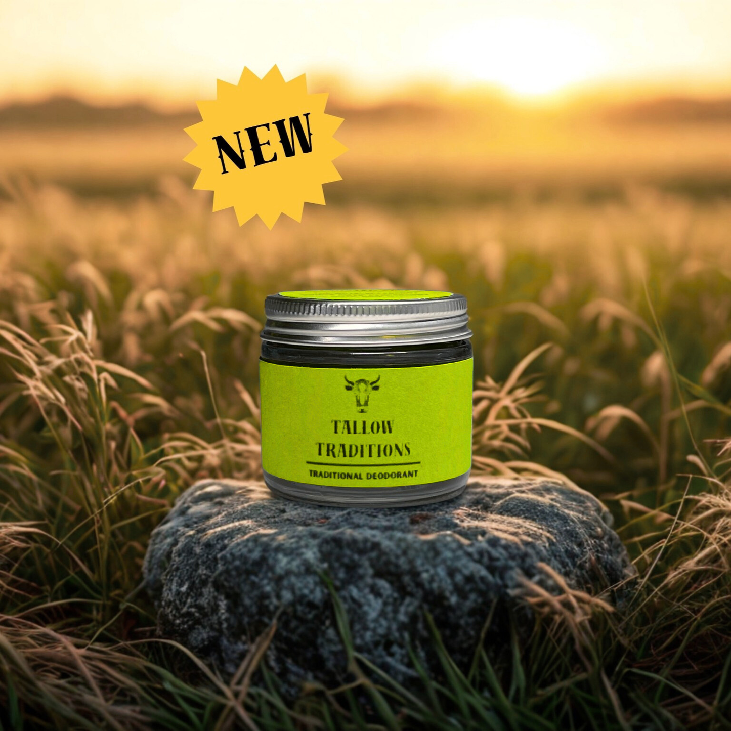 Tallow Deodorant: Hazy Meadow